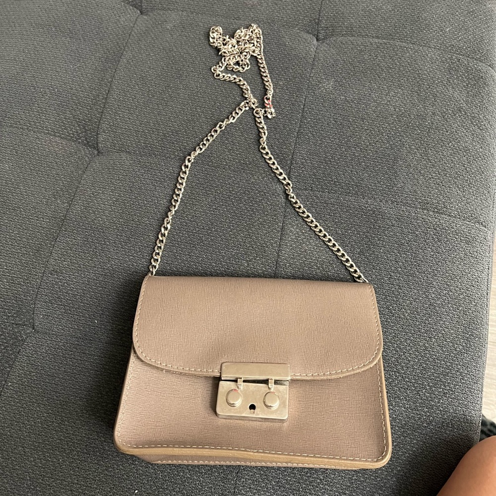 Italian genuine leather crossbody purse